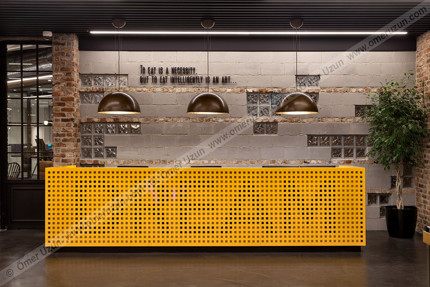 D.ream corporate office dining area detail