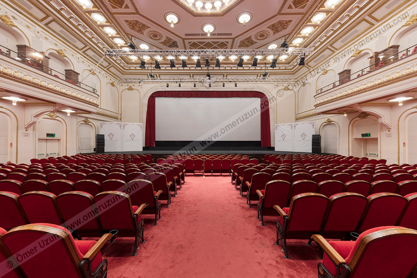 Emek Movie Theater scene view with seats