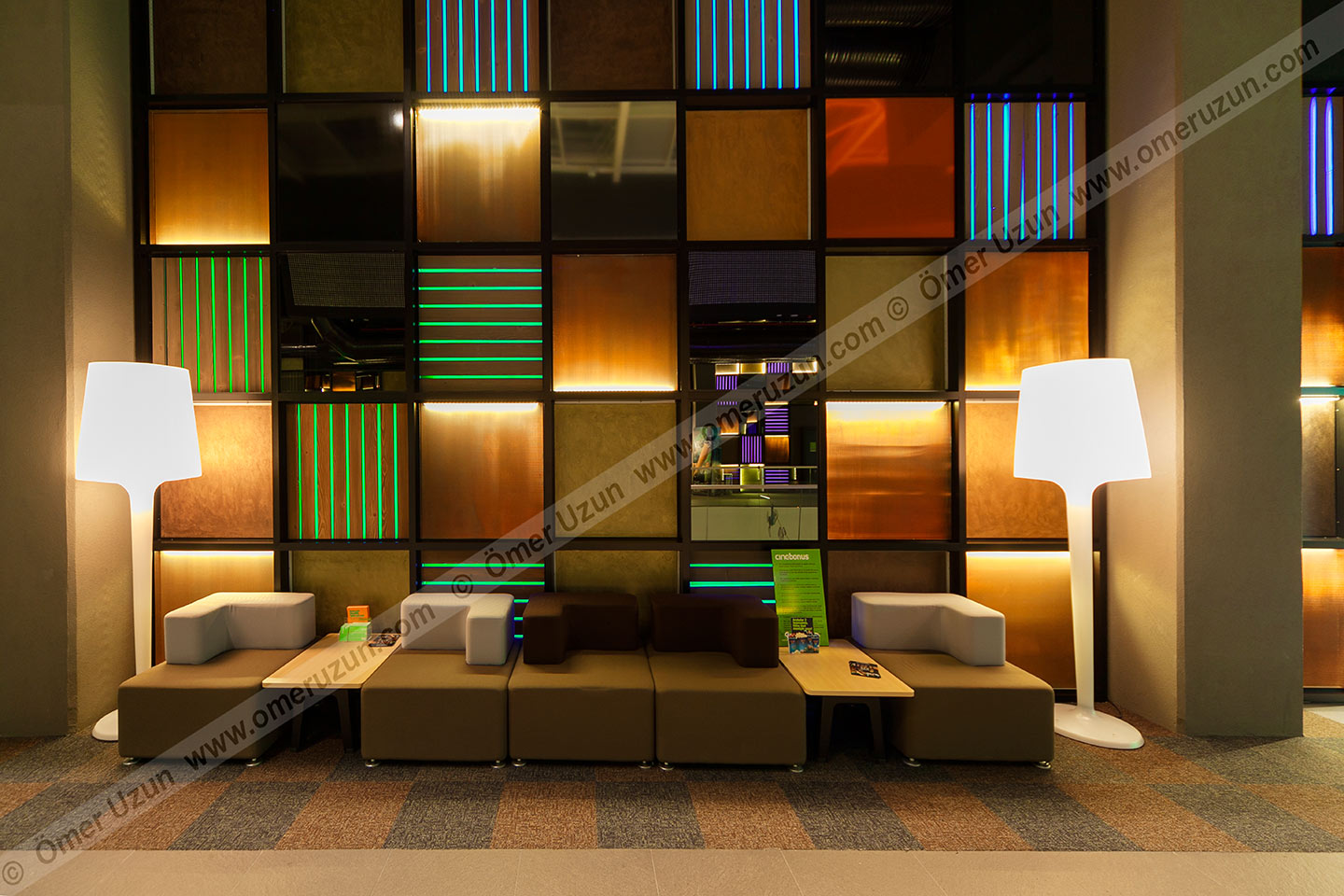 Cinemaximum Movie Theater wall and seats