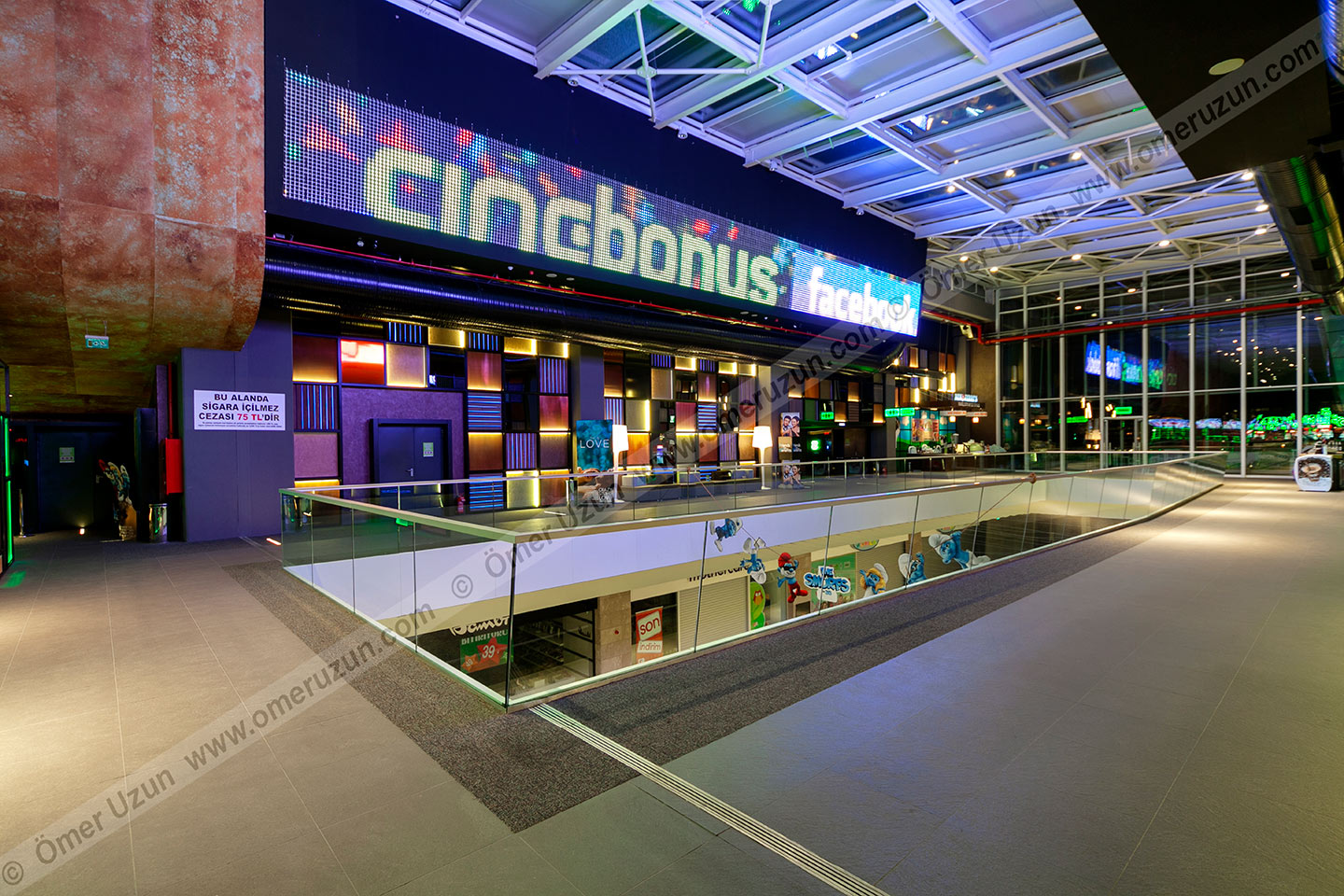 Cinemaximum Movie Theater general view with cash desk