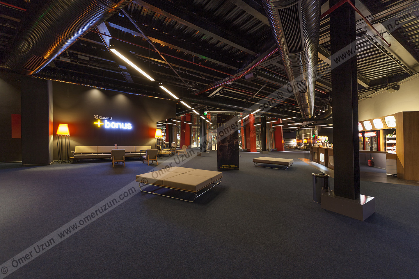 Ankara Gordion Movie Theater interior view angle