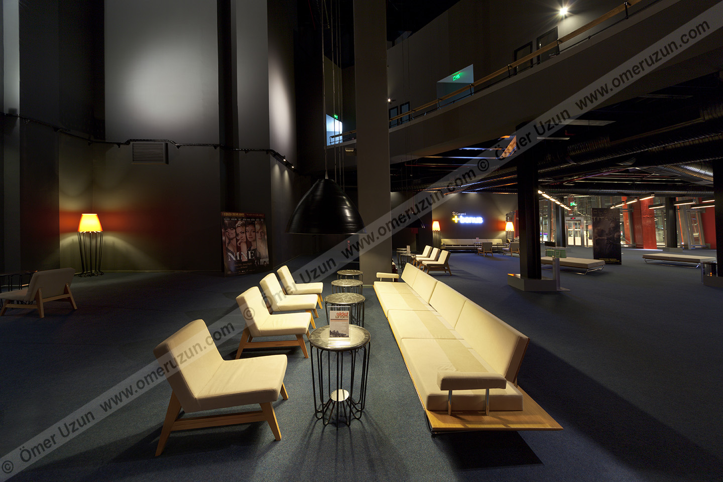 Ankara Gordion Movie Theater waiting area seats