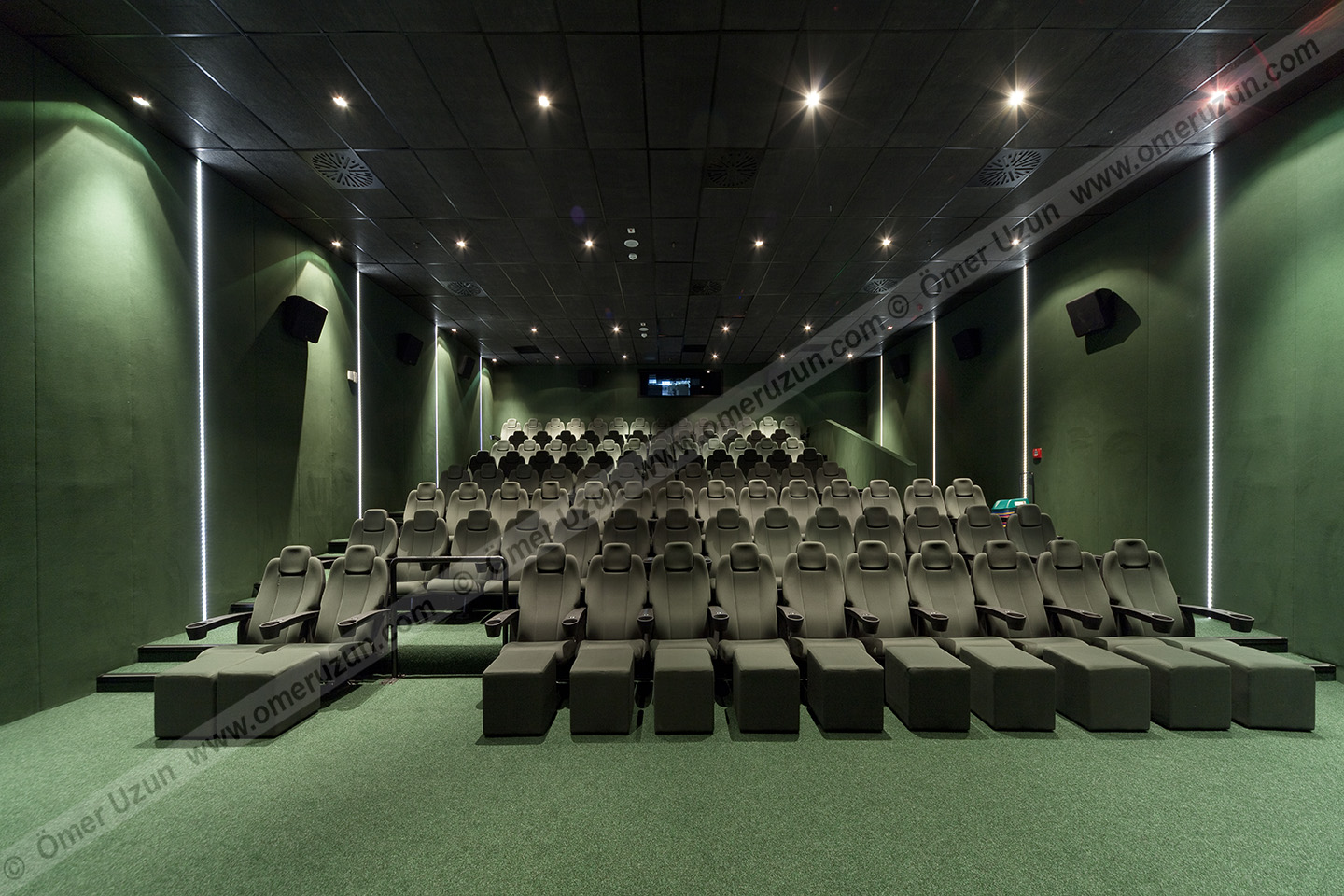 Ankara Gordion Movie Theater interior green seats