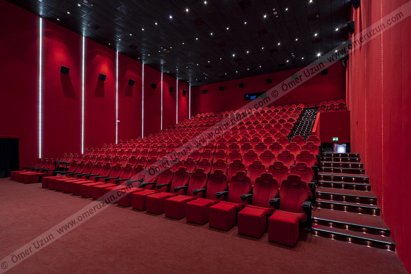 Ankara Gordion Movie Theater interior red seats