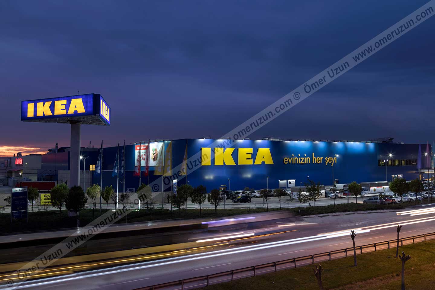 IKEA store in Turkey exterior view