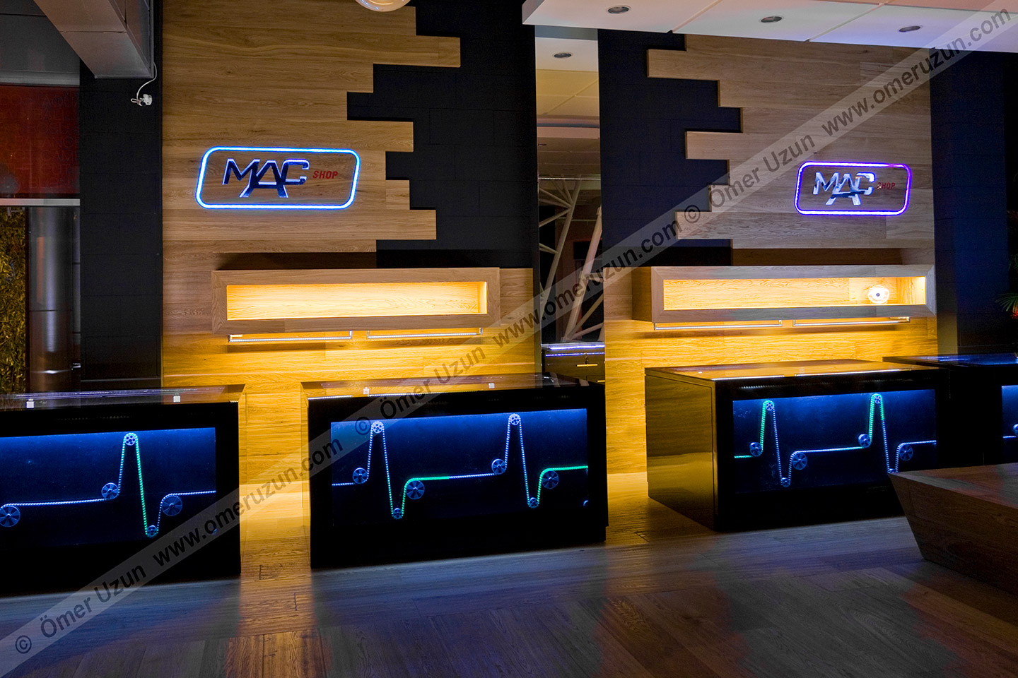 MAC Gym Istanbul interior tables and details