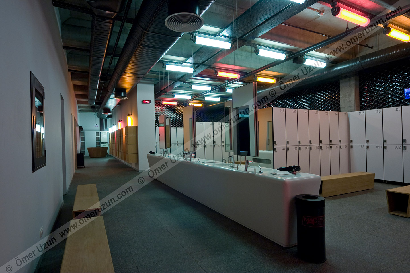 MAC Gym Istanbul interior general view with different details