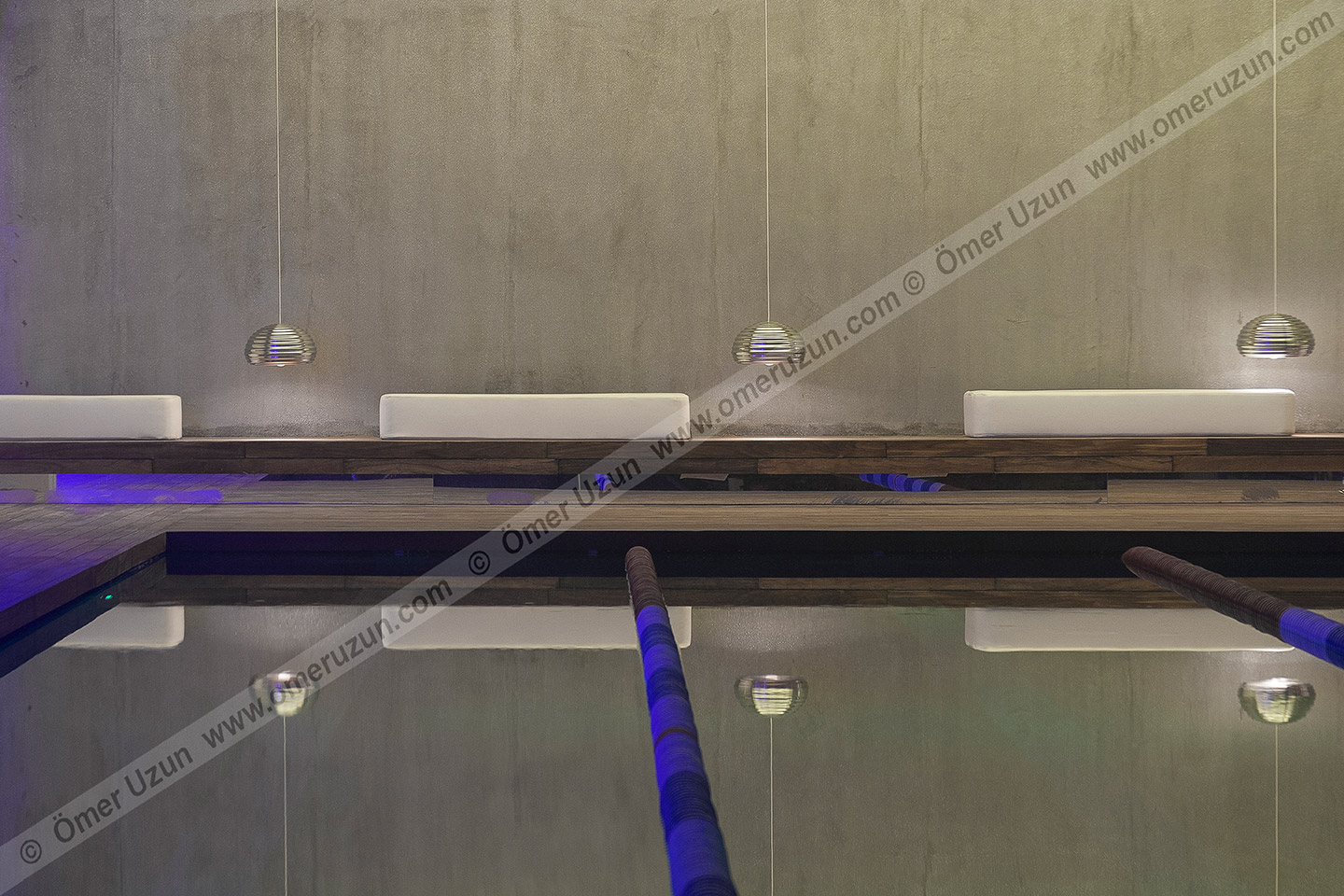 MAC Gym Istanbul swimming pool interior detail