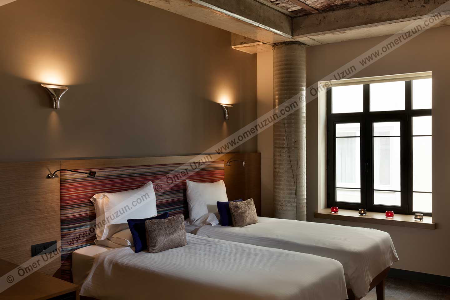 Hotel Bankerhan Bedroom with 2 Single Beds