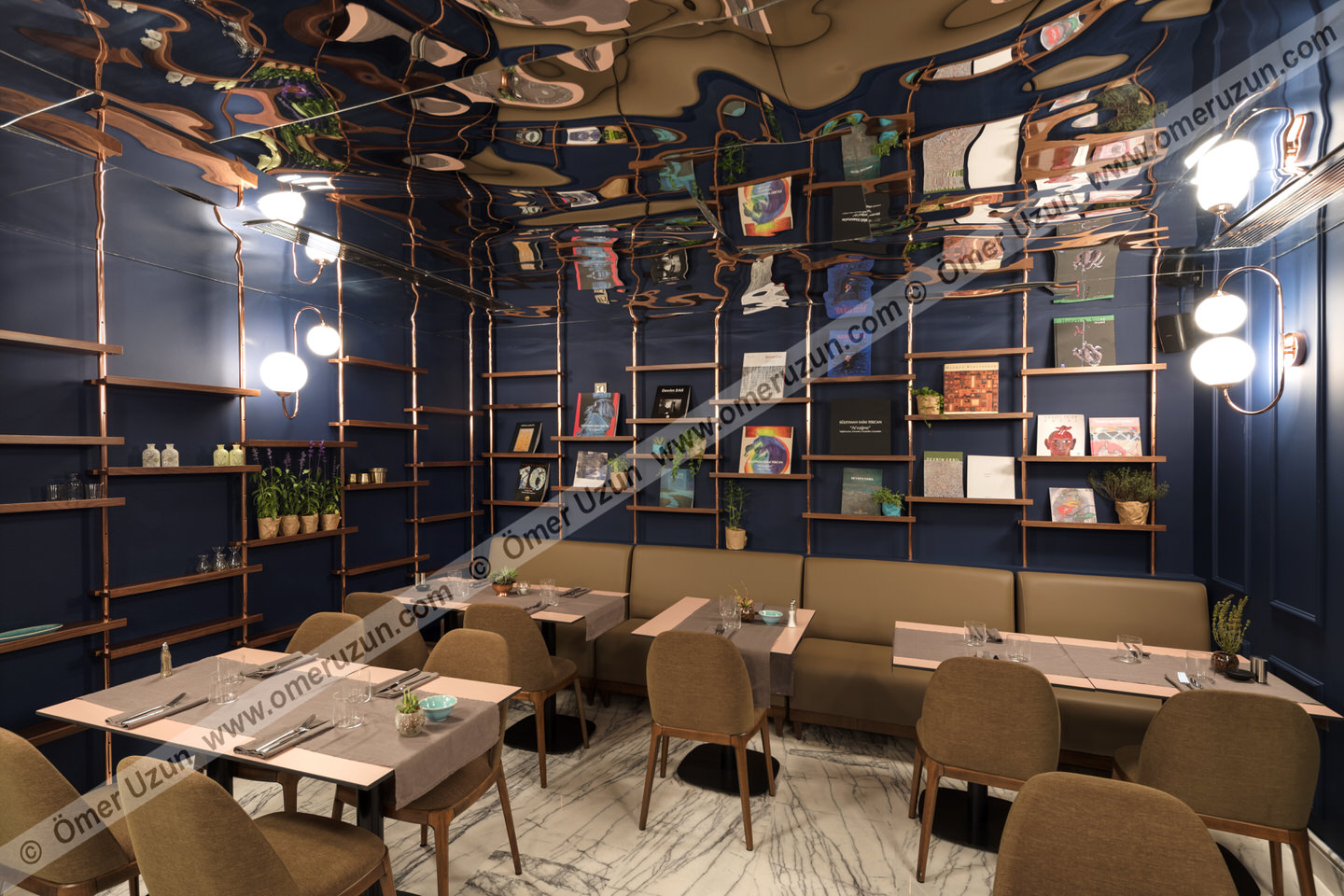 Endless Art Hotel Dining Area with Tables