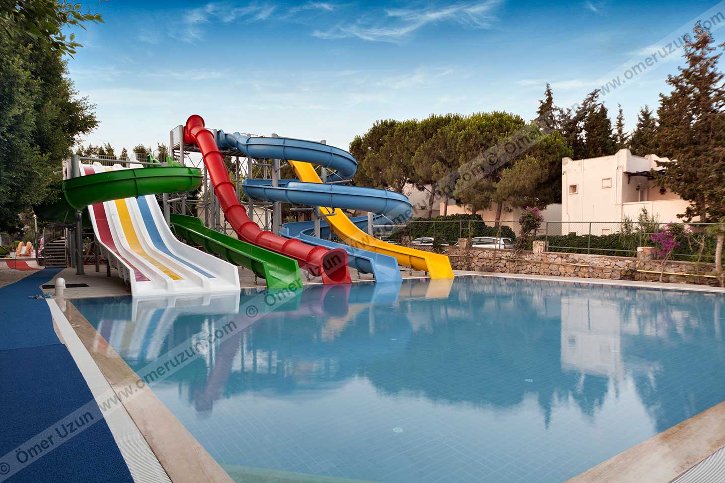Golden Age Hotel Bodrum Swimming Pool with Waterslide