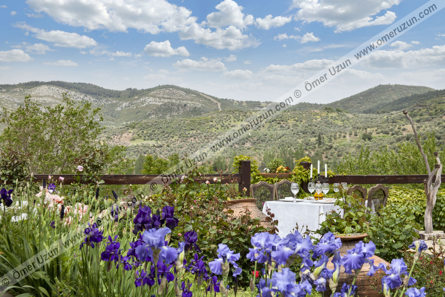 Gullu Konakları Boutique Hotel Garden View with Table Detail