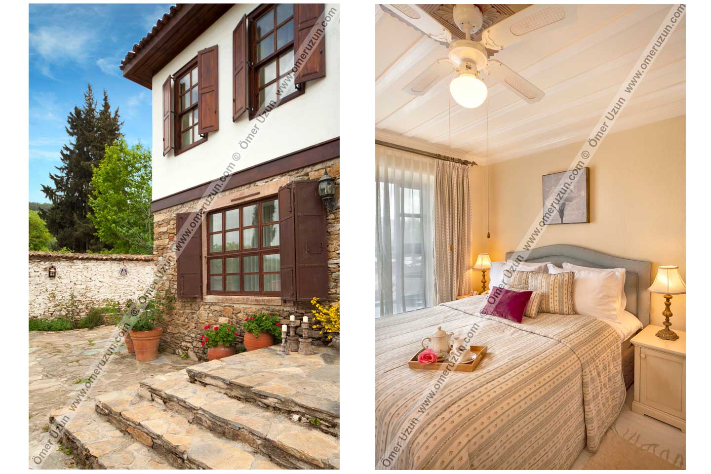 Gullu Konakları Boutique Hotel Accomodation View From Exterior and Interior Together