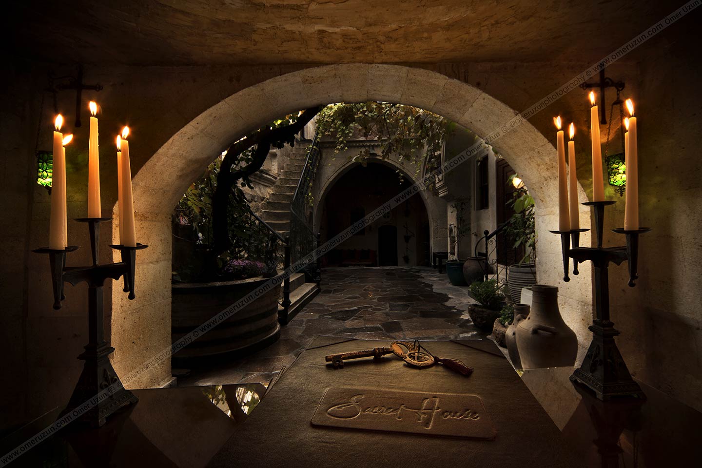 Sacred House Hotel Cappadocia Stairs Detail