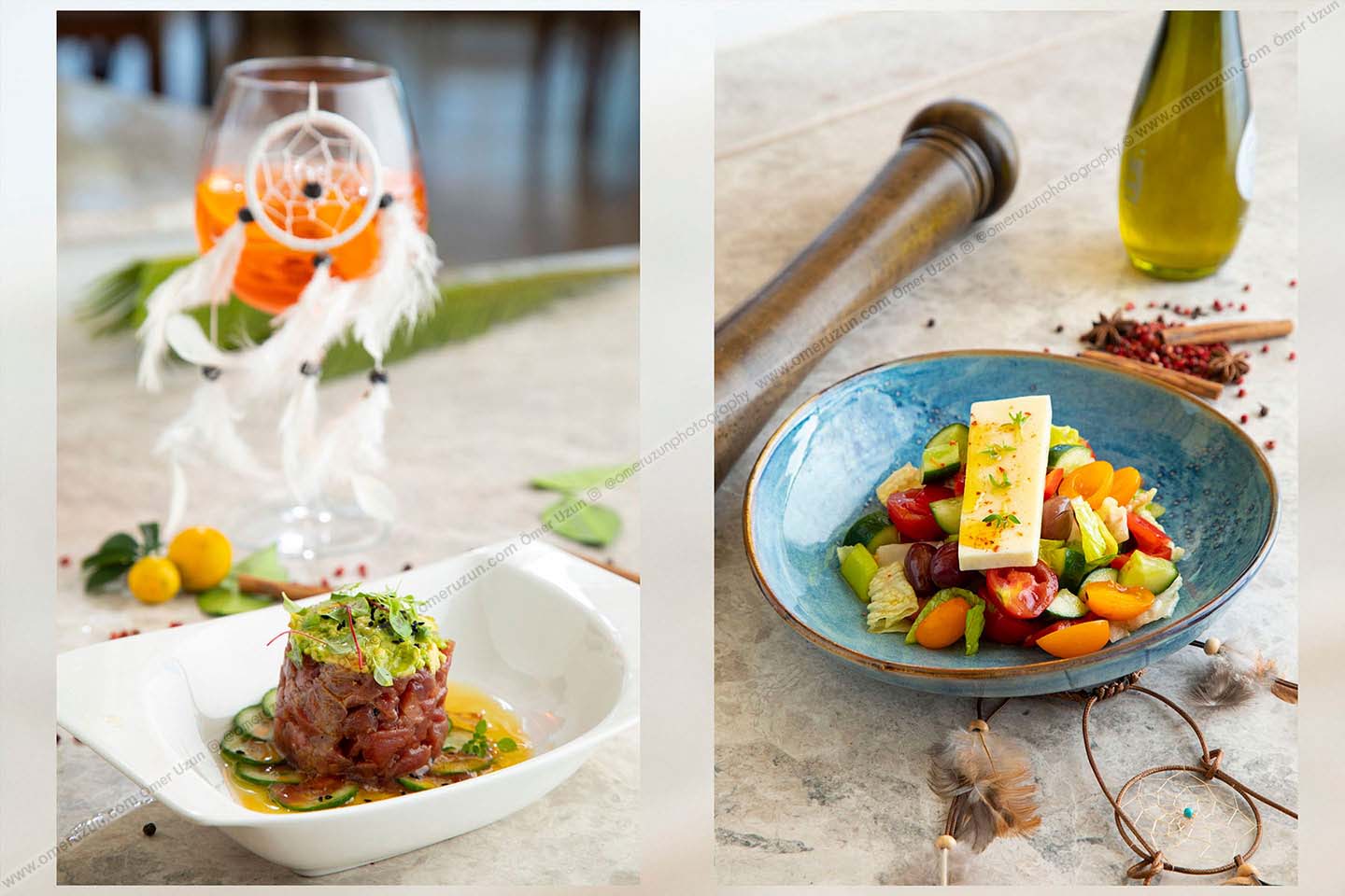 salata tabağı örnekleri yemek fotoğraf çekimi