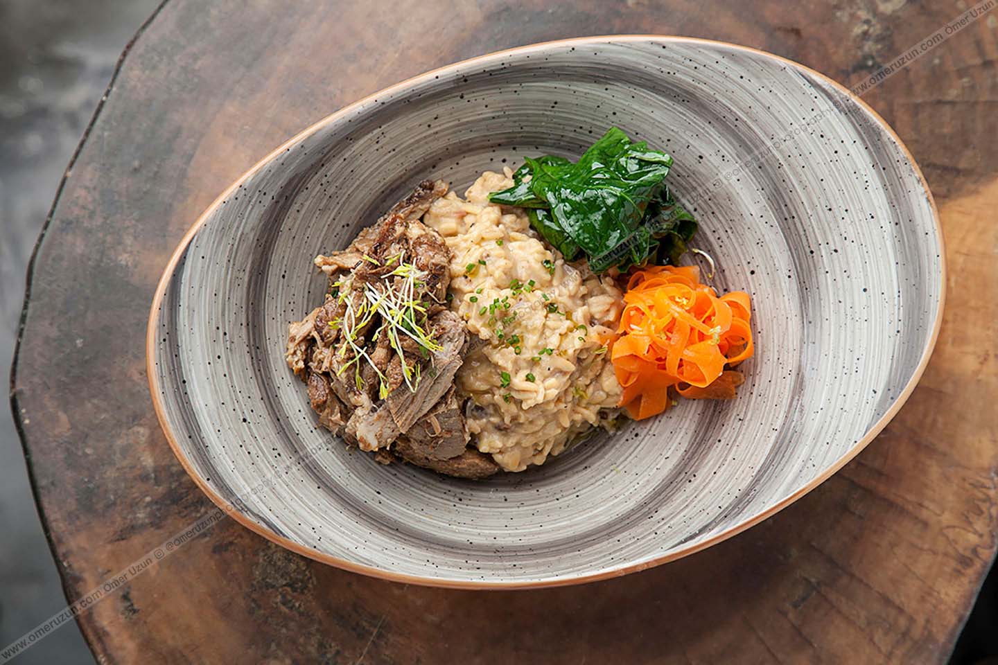 füzyon mutfak yakın plan fotoğraf çekimi