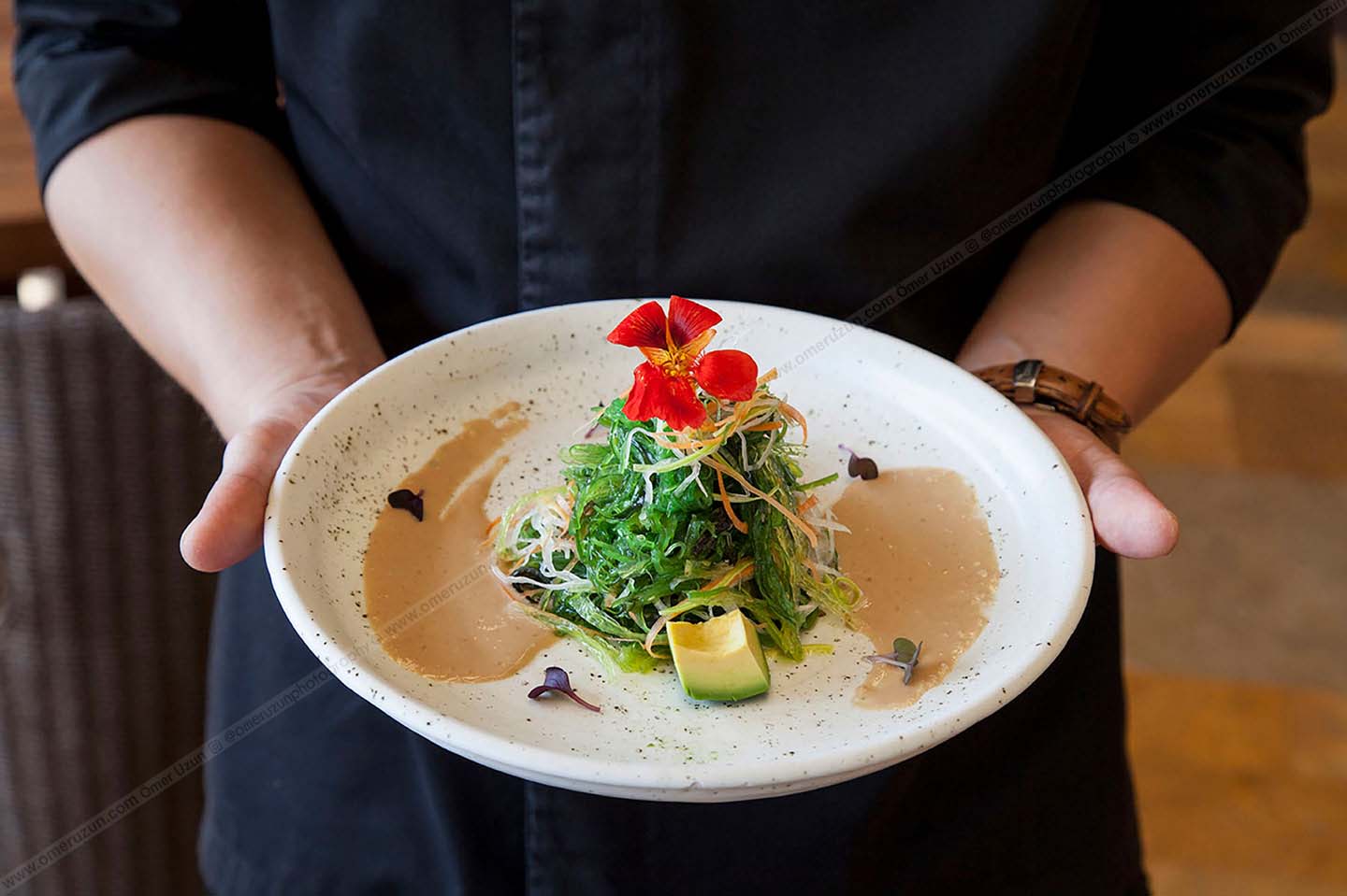 yemek sunumu detayı fotoğraf çekimi